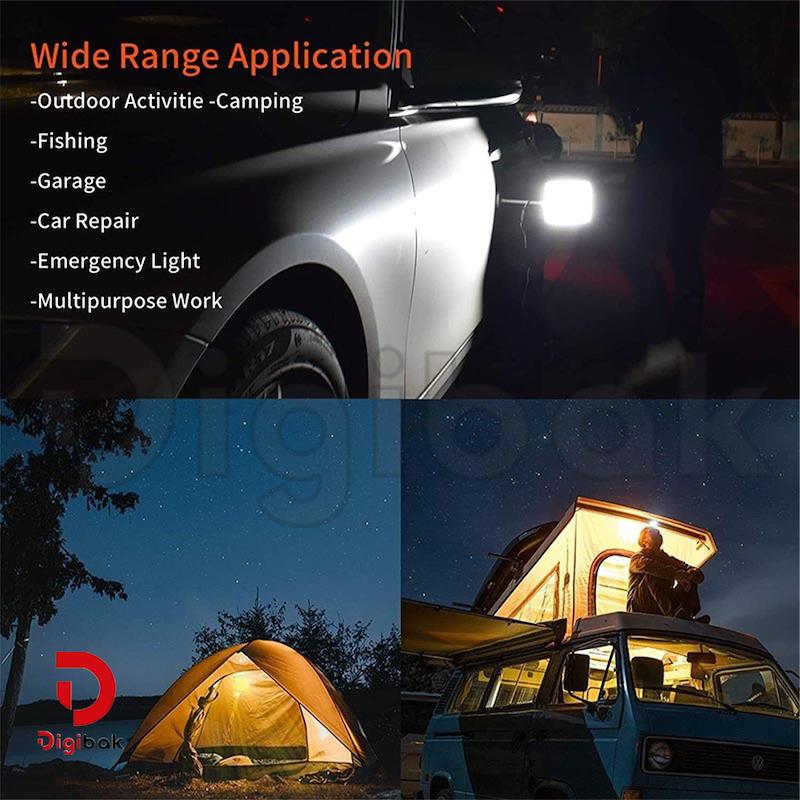چراغ کمپینگ 360Light مدل TM-03 COB با استند آهنربایی