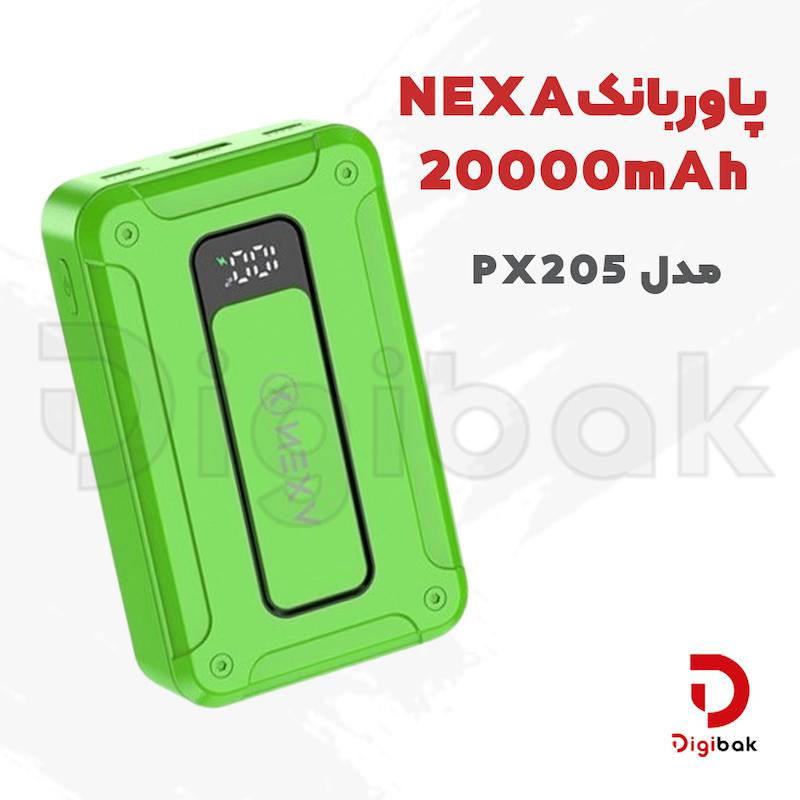 پاوربانک NEXA مدل PX205 ظرفیت 20000mAh