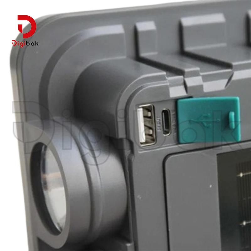 پروژکتور شارژی خورشیدی OKGO 100W مدل FA-8028