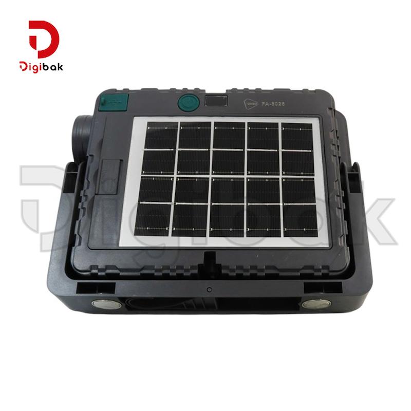 پروژکتور شارژی خورشیدی OKGO 100W مدل FA-8028
