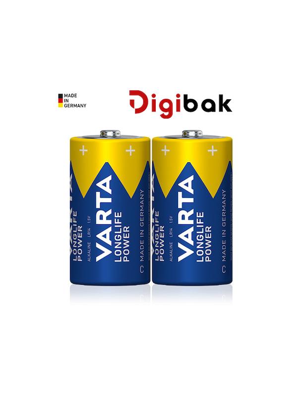 باتری آلکالاین بزرگ سایز D وارتا Longlife Power 