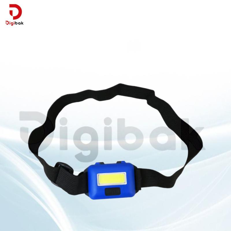 چراغ قوه پیشانی مدل 10W COB باتری خور
