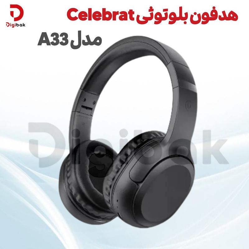 هدفون بلوتوثی مدل A33 برند Celebrat