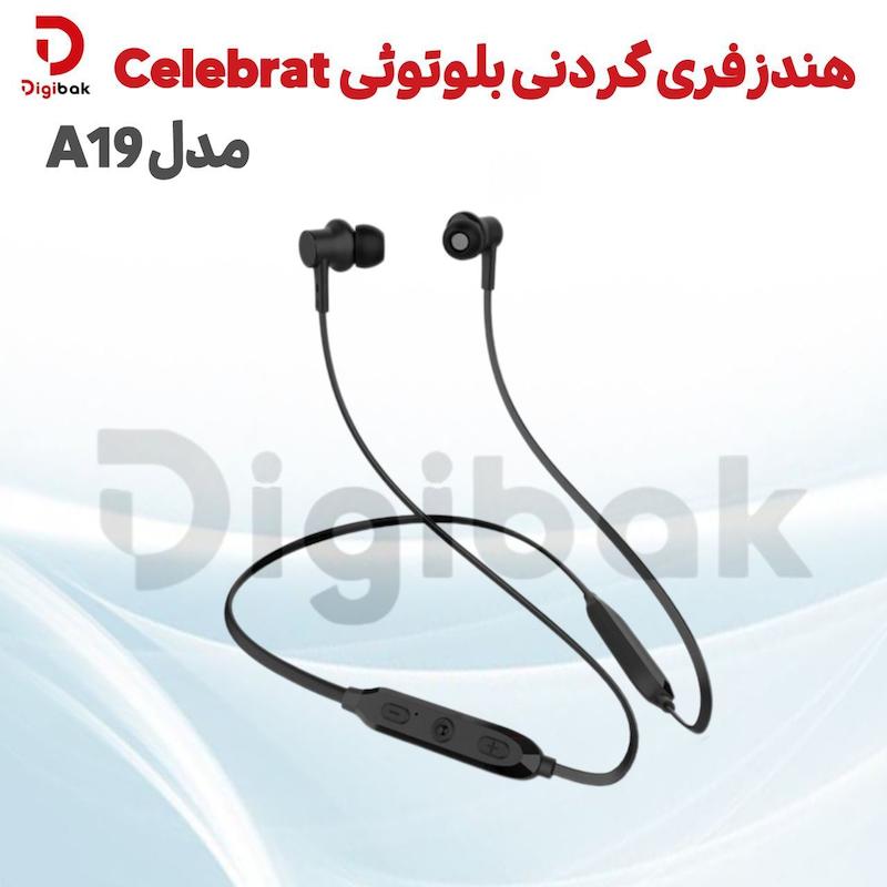  هندزفری گردنی بلوتوثی مدل A19 برند Celebrat