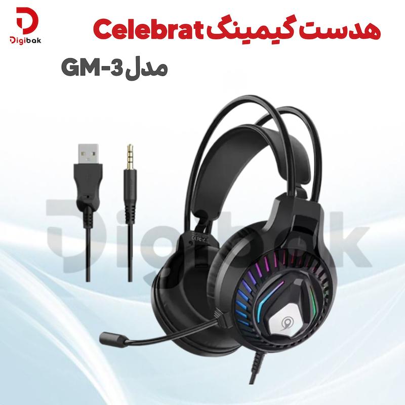 هدست گیمینگ مدل GM‑3 برند Celebrat