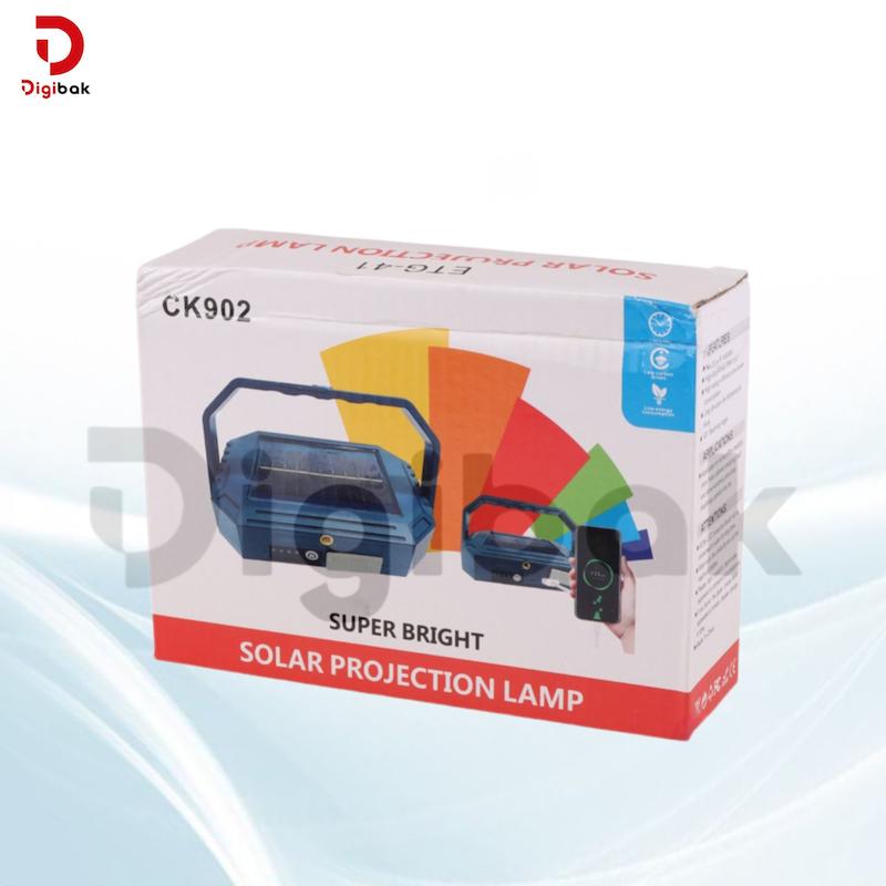  پروژکتور سیار شارژی خورشیدی مدل CK902 با پاوربانک