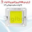ال ای دی COB پروژکتوری 50 وات 12 ولت سفید مهتابی برند LY
