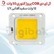 ال ای دی COB پروژکتوری 50 وات 12 ولت سفید آفتابی برند LY