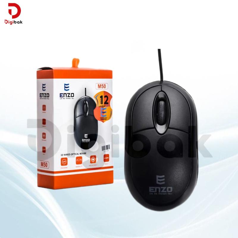 ماوس سیم دار لپ تاپی مدل ENZOM 50