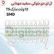 ال ای دی SMD بلوکی سفید مهتابی 12 ولت مارک TS