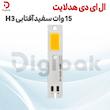 ال ای دی هدلایت 15 وات سفید آفتابی H3