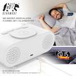 ساعت رومیزی دیجیتال مدل GH9000 با نور Mood و شارژر بی‌سیم
