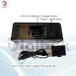 ساعت رومیزی دیجیتال مدل GH-9001 با نور Mood، دو آلارم، نمایش دما و تاریخ
