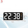 ساعت رومیزی دیجیتال مدل GH-8033 با نور Mood، دو آلارم، نمایش دما و تاریخ