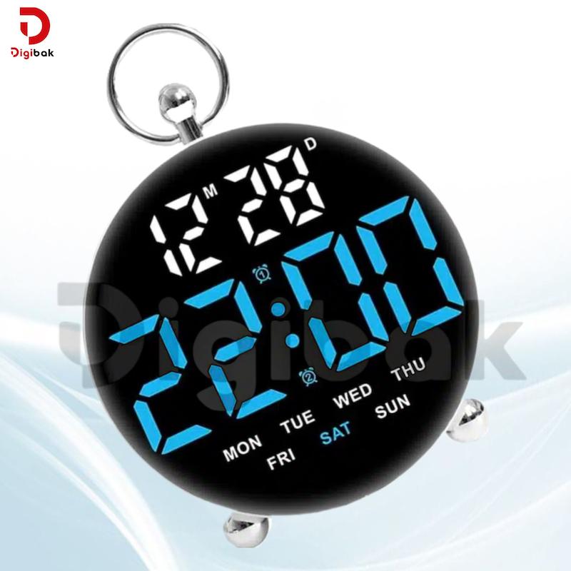 ساعت دیجیتال LED مدل GH8029 با آلارم دوگانه و نمایش تاریخ