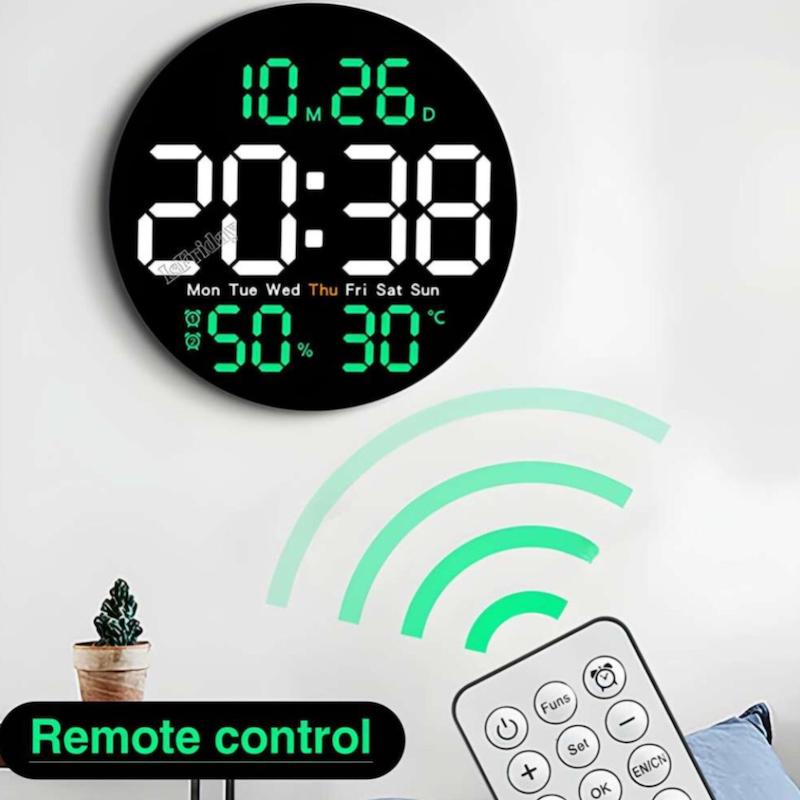 ساعت دیجیتالی دیواری دایره کنترلی مدل DS-5501