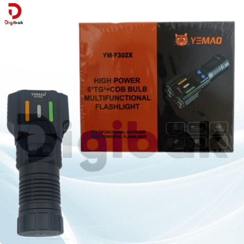 چراغ قوه شارژی برند Yemao مدل YM_F302x 