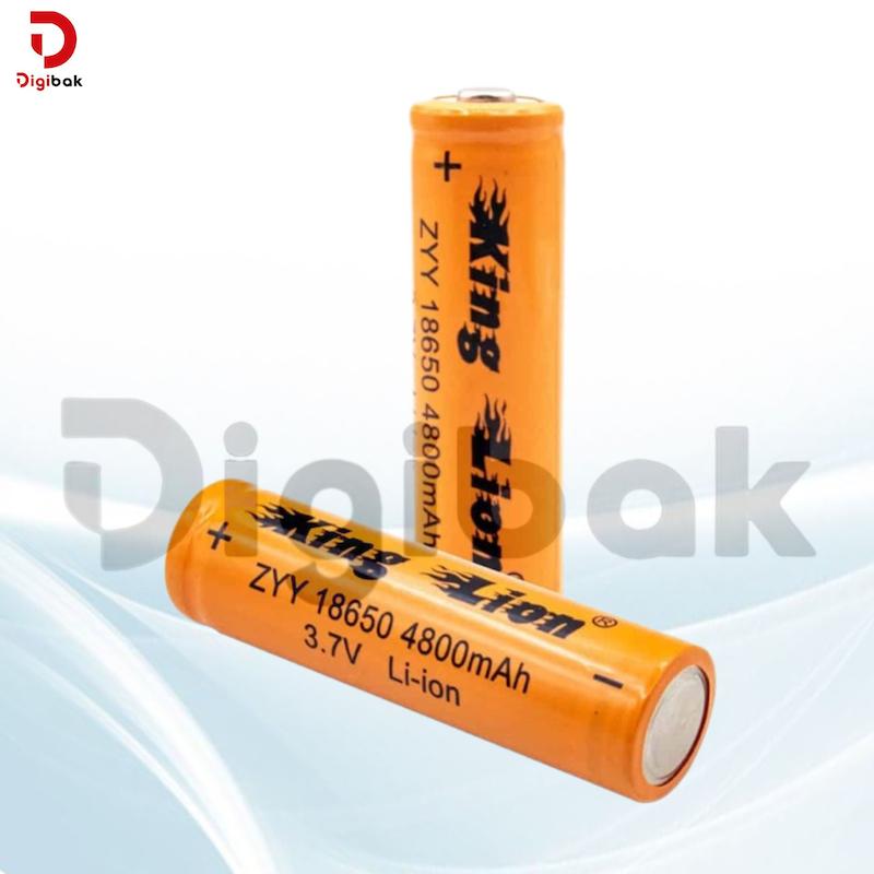 باتری لیتیوم یون 3.7 ولت سایز 18650 4800mAh مارک King Lion