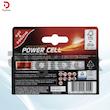 :باطری نیم قلمی آلکالاین ۱۰ عددی کارتی مارک Power Cell 