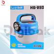 چراغ شارژی خورشیدی 80 وات مدل HB-V80