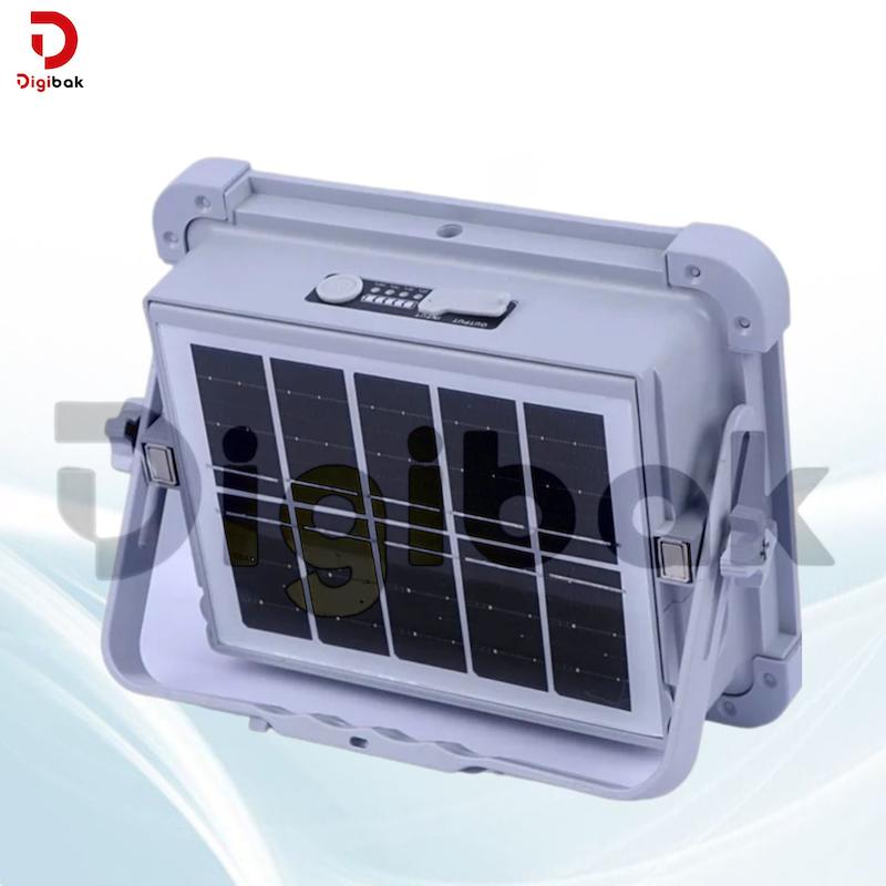 پروژکتور شارژی خورشیدی ۶ باطری ۳۰۰ وات مارک Solar Outdoor Light
