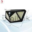 چراغ دیوارکوب خورشیدی سه حالته سنسوردار مدل HG-100 LED