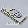مشخصات و خرید قاب گوشی Galaxy A34 5G سامسونگ اورجبنال طرح ژله ای کیتی KITTY مای کیس گلد لاین آینه ای دور طلایی محافظ لنز دار در رنگ بندی متنوع از فروشگاه دیجی کلاسیک