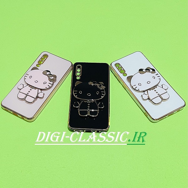 مشخصات و خرید قاب گوشی Galaxy A30S - Galaxy A50 - Galaxy A50S سامسونگ اورجبنال طرح ژله ای کیتی KITTY مای کیس گلد لاین آینه ای دور طلایی محافظ لنز دار در رنگ بندی متنوع از فروشگاه دیجی کلاسیک