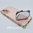 مشخصات و خرید قاب گوشی Galaxy A52 4G - Galaxy A52 5G - Galaxy A52S سامسونگ اورجبنال طرح ژله ای کیتی KITTY مای کیس گلد لاین آینه ای دور طلایی محافظ لنز دار در رنگ بندی متنوع از فروشگاه دیجی کلاسیک