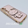 مشخصات و خرید قاب گوشی Galaxy A54 5G سامسونگ اورجبنال طرح ژله ای کیتی KITTY مای کیس گلد لاین آینه ای دور طلایی محافظ لنز دار در رنگ بندی متنوع از فروشگاه دیجی کلاسیک