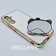 مشخصات و خرید قاب گوشی Galaxy A54 5G سامسونگ اورجبنال طرح ژله ای کیتی KITTY مای کیس گلد لاین آینه ای دور طلایی محافظ لنز دار در رنگ بندی متنوع از فروشگاه دیجی کلاسیک