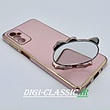 مشخصات و خرید قاب گوشی Galaxy M52 5G سامسونگ اورجبنال طرح ژله ای کیتی KITTY مای کیس گلد لاین آینه ای دور طلایی محافظ لنز دار در رنگ بندی متنوع از فروشگاه دیجی کلاسیک