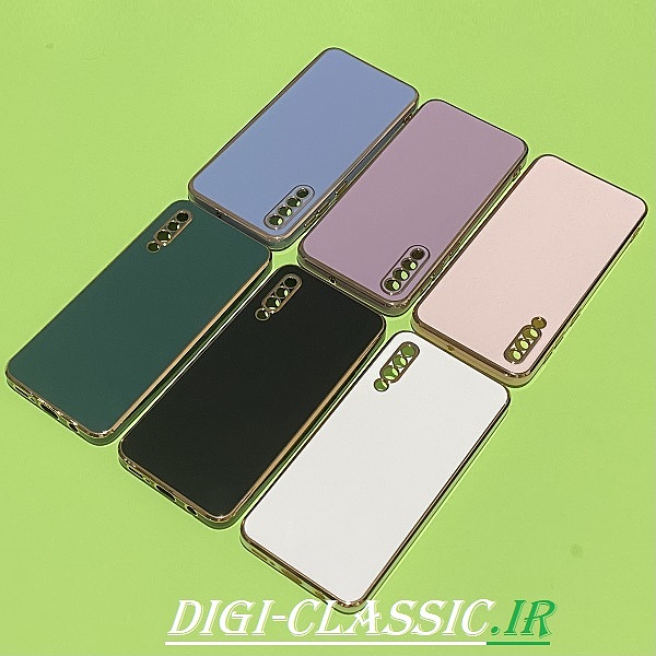 مشخصات و خرید قاب گوشی Galaxy A30S - Galaxy A50 - Galaxy A50S سامسونگ اورجینال طرح ژله ای مای کیس گلد لاین دور طلایی محافظ لنز دار در رنگ بندی متنوع از فروشگاه دیجی کلاسیک