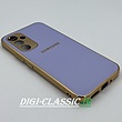 مشخصات و خرید قاب گوشی Galaxy A54 5G سامسونگ ضد خش پشت گلس شیشه ای مای کیس گلد لاین دور طلایی محافظ لنز دار در رنگبندی متنوع از فروشگاه دیجی کلاسیک