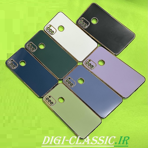 مشخصات و خرید قاب گوشی Galaxy A11 سامسونگ طرح ژله ای مای کیس گلد لاین دور طلایی محافظ لنز شیشه ای در رنگ بندی متنوع از فروشگاه دیجی کلاسیک