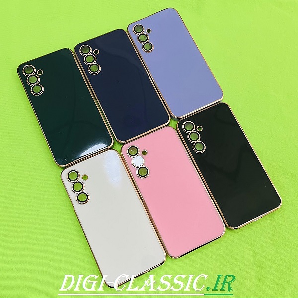 مشخصات و خرید قاب گوشی Galaxy A54 5G سامسونگ طرح ژله ای مای کیس گلد لاین دور طلایی محافظ لنز شیشه ای در رنگ بندی متنوع از فروشگاه دیجی کلاسیک