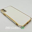 مشخصات و خرید قاب گوشی iPhone X - iPhone XS آیفون طرح ژله ای مای کیس گلد لاین دور طلایی محافظ لنز شیشه ای در رنگ بندی متنوع از فروشگاه دیجی کلاسیک