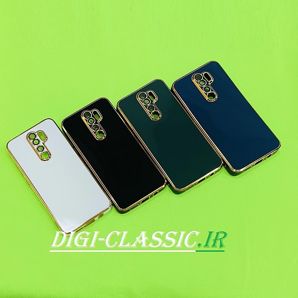 مشخصات و خرید قاب گوشی Redmi Note 8 Pro شیائومی طرح ژله ای مای کیس گلد لاین دور طلایی محافظ لنز شیشه ای در رنگ بندی متنوع از فروشگاه دیجی کلاسیک