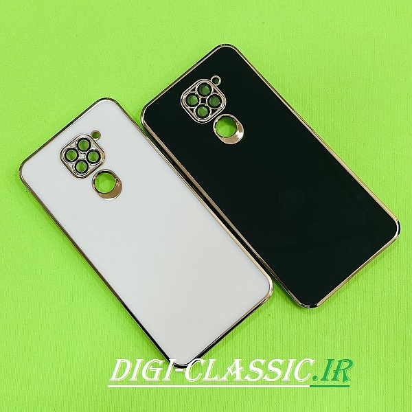 مشخصات و خرید قاب گوشی Redmi Note 9 شیائومی طرح ژله ای مای کیس گلد لاین دور طلایی محافظ لنز شیشه ای در رنگ بندی متنوع از فروشگاه دیجی کلاسیک