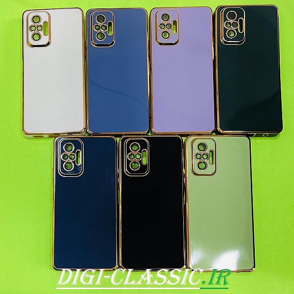 مشخصات و خرید قاب گوشی Redmi Note 10 Pro 4G - Redmi Note 10 Pro Max شیائومی طرح ژله ای مای کیس گلد لاین دور طلایی محافظ لنز شیشه ای در رنگ بندی متنوع از فروشگاه دیجی کلاسیک