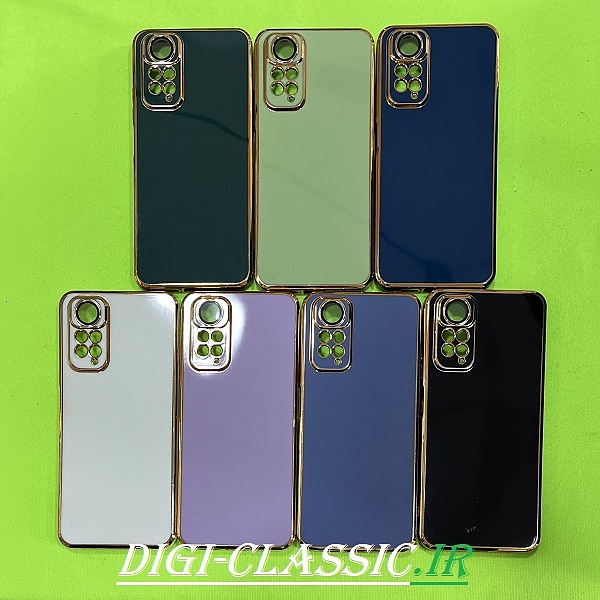 مشخصات و خرید قاب گوشی Redmi Note 11 4G - Redmi Note 11S شیائومی طرح ژله ای مای کیس گلد لاین دور طلایی محافظ لنز شیشه ای در رنگ بندی متنوع از فروشگاه دیجی کلاسیک