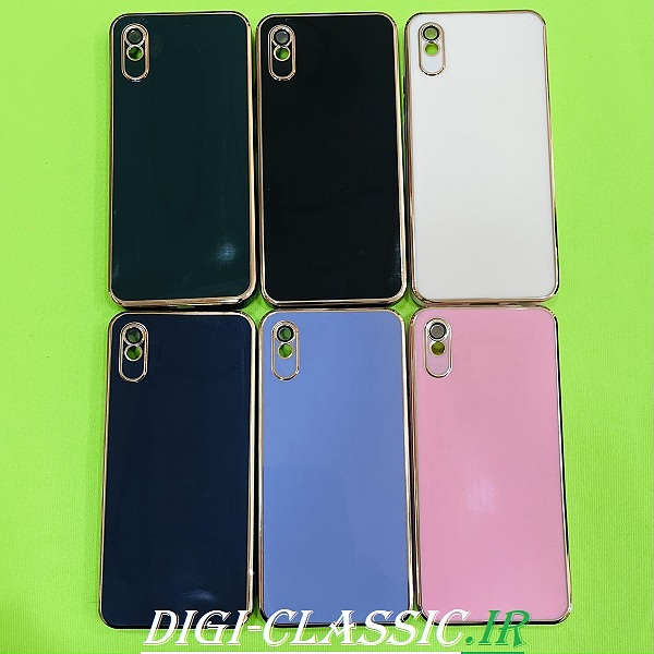 مشخصات و خرید قاب گوشی Redmi 9A - Redmi 9AT - Redmi 9A Sport شیائومی طرح ژله ای مای کیس گلد لاین دور طلایی محافظ لنز شیشه ای در رنگ بندی متنوع از فروشگاه دیجی کلاسیک