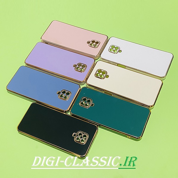 مشخصات و خرید قاب گوشی Redmi Note 9S - Redmi Note 9 Pro شیائومی اورجینال طرح ژله ای مای کیس گلد لاین دور طلایی محافظ لنز دار در رنگ بندی متنوع از فروشگاه دیجی کلاسیک