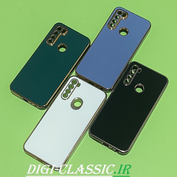 مشخصات و خرید قاب گوشی Redmi Note 8 - Redmi Note 8 2021 شیائومی اورجینال طرح ژله ای مای کیس گلد لاین دور طلایی محافظ لنز دار در رنگ بندی متنوع از فروشگاه دیجی کلاسیک