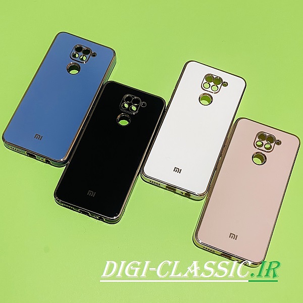 مشخصات و خرید قاب گوشی Redmi Note 9 شیائومی اورجینال طرح ژله ای مای کیس گلد لاین دور طلایی محافظ لنز دار در رنگ بندی متنوع از فروشگاه دیجی کلاسیک