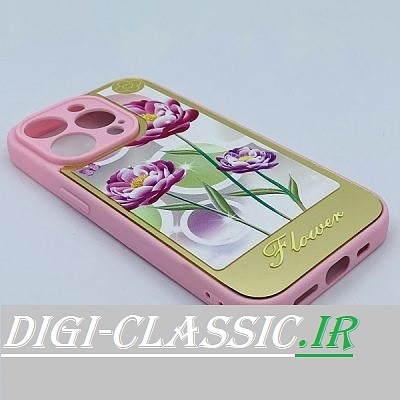 مشخصات و خرید قاب گوشی iPhone 14 Pro آیفون اورجینال مای کیس گلد لاین دور طلایی پشت شیشه ای آینه ای طرح گلدر دار محافظ لنز دار در رنگبندی متنوع از فروشگاه دیجی کلاسیک