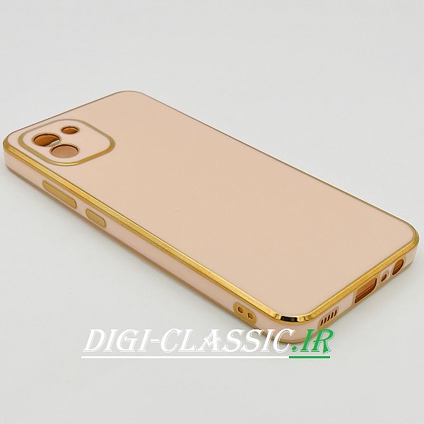مشخصات و خرید قاب گوشی Galaxy A03 2022 سامسونگ طرح ژله ای مای کیس گلد لاین دور طلایی محافظ لنز دار در رنگ بندی متنوع از فروشگاه دیجی کلاسیک