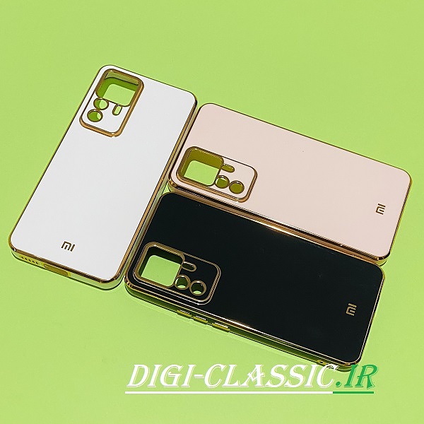 مشخصات و خرید قاب گوشی Xiaomi 12T - Xiaomi 12T Pro - Redmi K50 Ultra شیائومی اورجینال طرح ژله ای مای کیس گلد لاین دور طلایی محافظ لنز دار در رنگ بندی متنوع از فروشگاه دیجی کلاسیک
