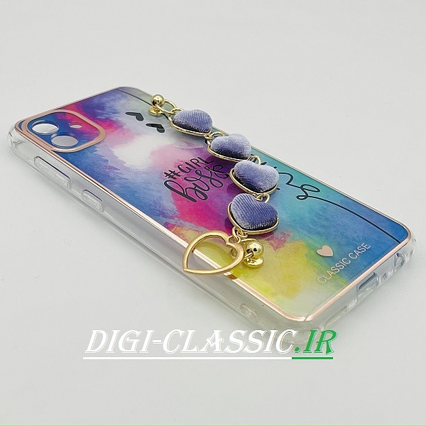 مشخصات و خرید قاب گوشی Galaxy A04 - Galaxy M13 5G سامسونگ طرح لاکچری دستبندی آویزدار زنجیری قلبی محافظ لنز دار از فروشگاه دیجی کلاسیک