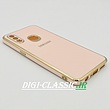 قاب گوشی Galaxy A10S سامسونگ اورجینال طرح ژله ای مای کیس گلد لاین دور طلایی محافظ لنز دار در رنگ بندی متنوع کد 8